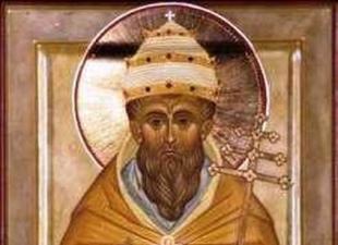St. Leo the Pope.  St.  Leo the Great, Pope, and his Tomos.  Instead of a preface, the sovereign laughs
