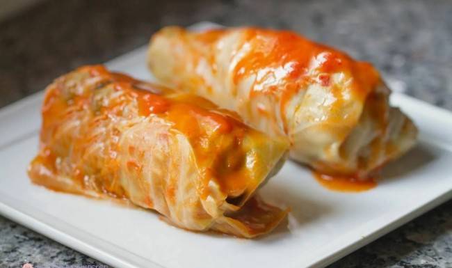 Рецепт: голубцы с индейкой и говядиной