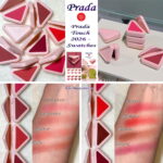 Свотчи новых румян Prada Prada Touch 2026 — Swatches