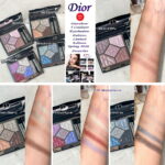 Свотчи новых палеток теней для век Dior Diorshow 5 Couleurs Eyeshadow Palettes Limited Edition Spring 2026 — Swatches