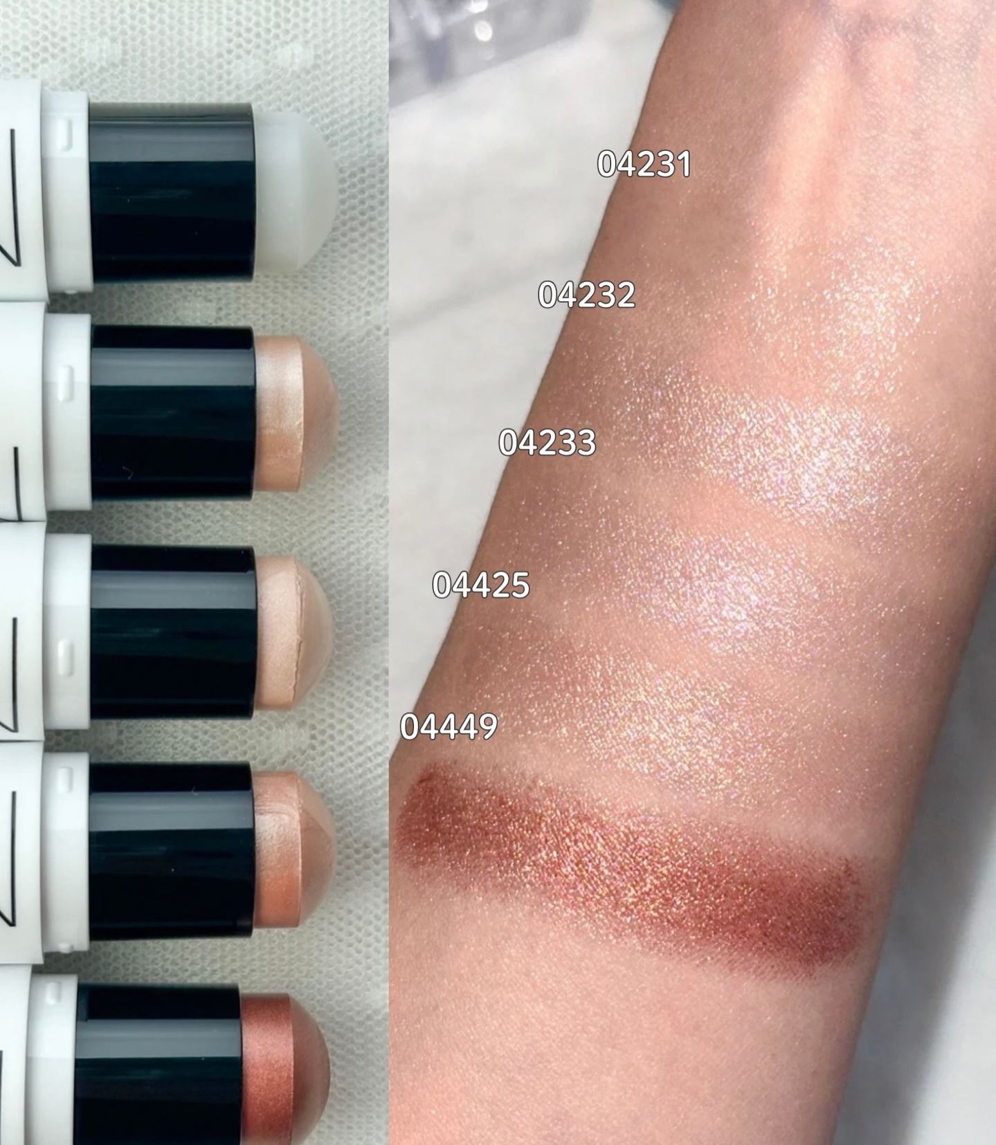 NARS Light Reflecting Luminizing Stick 2026 - Swatches