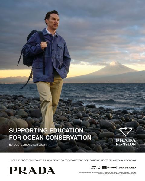 Бенедикт Камбербэтч и Летиша Райт стали лицами кампании Prada Re-Nylon