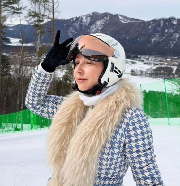 Татьяна Навка шокировала фанатов опасным трюком на лыжах (видео)