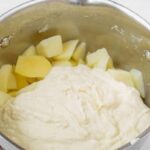 Картофель со взбитым сливочным сыром