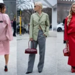 Низкая посадка, цветная кожа и монохром: что носят на Неделе моды в Милане